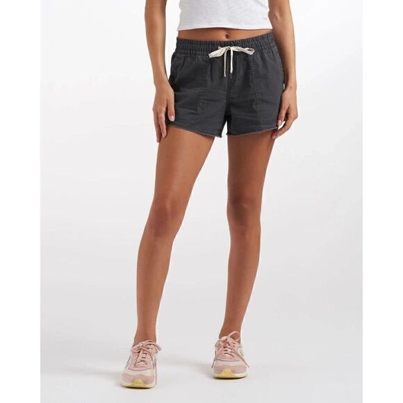 NEW Vuori Women's Vintage Ripstop Shorts Charcoal Sz XLarge - Picture 2 of 5